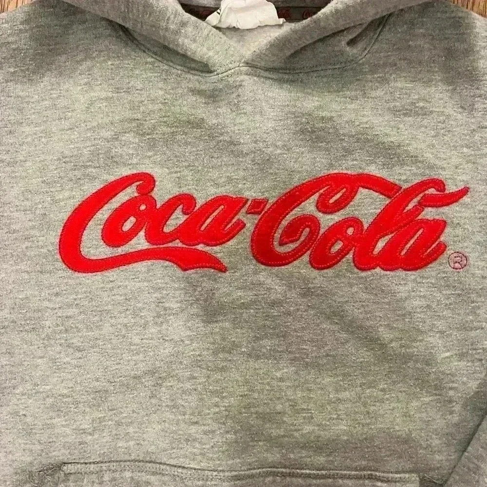 Kids Vintage Coca Cola Hoodie Small